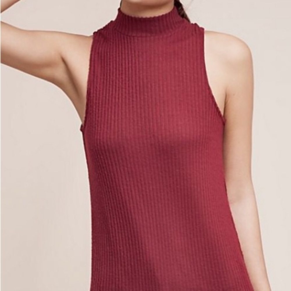 Anthropologie Ro & De ribbed turtleneck